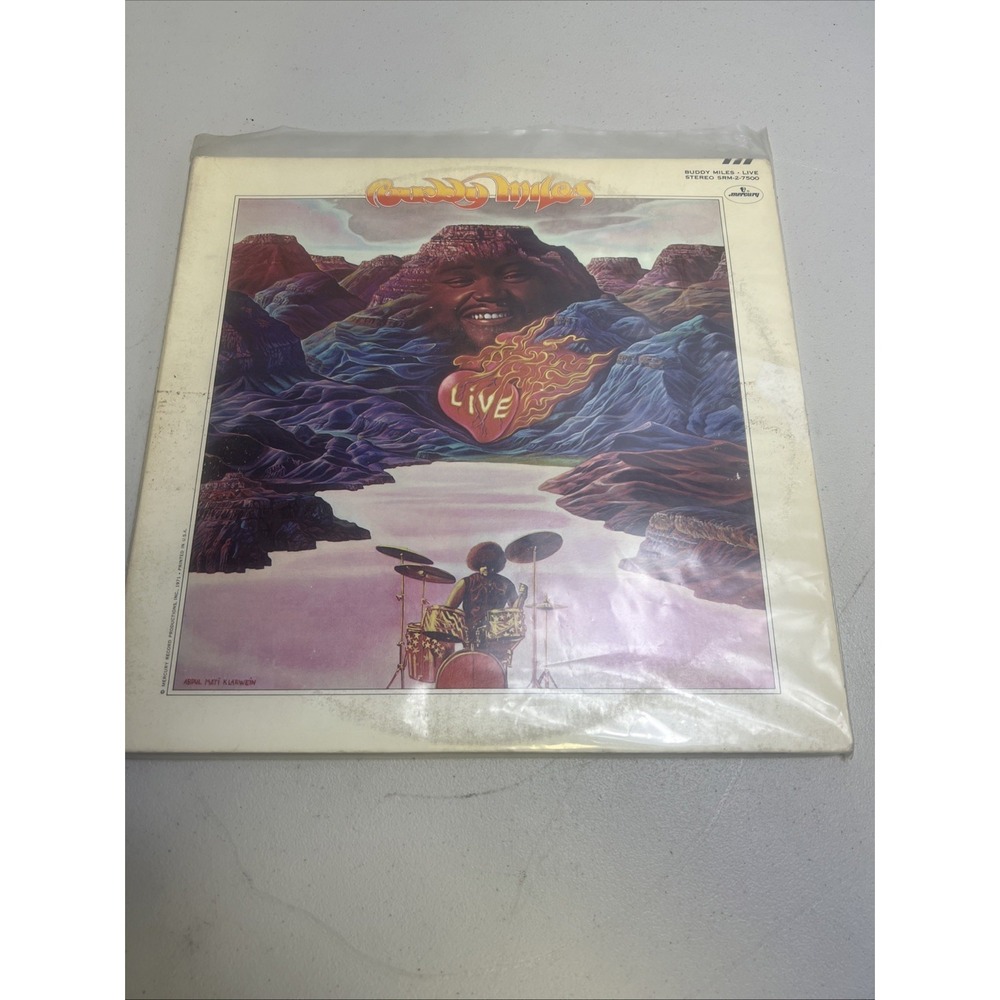 Buddy Miles Live 1971 Mercury‎ SRM-2-7500 Stereo Double Vinyl LP VG+